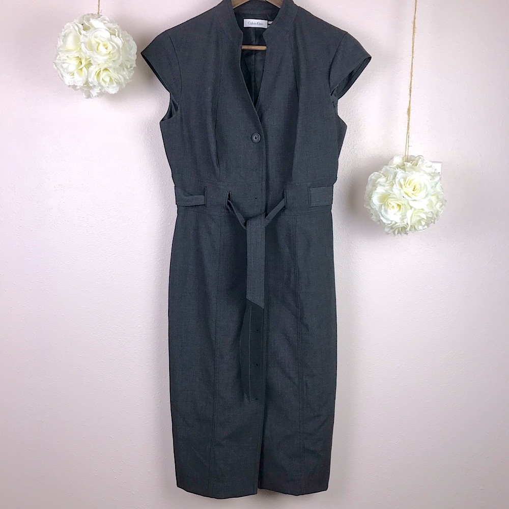 Calvin Klein Gray Dress